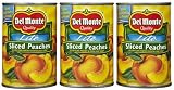 Del Monte Lite, Sliced Yellow Cling Peaches, 15 oz, 3 ct (Quantity of 4)