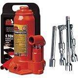 Torin 6-Ton Fast Lift Bottle Jack with Wrench, Model# T906LRK