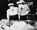 Abbott & Costello 12x16 Matte B&W Photo (Frankenstein - Landscape)