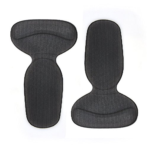 [Sale] Heel Grip/Heel Liner/Heel Cup/Pad/Cushion,ViMall Comfortable Adhesive Silicone Gel Padded Shoe Snug Shoe Back Inserts Pads Insoles With Arch Support (Black(4 Pair))