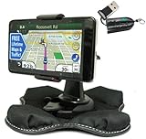 ChargerCity NonSlip Beanbag Friction Mount for Garmin Nuvi 2457 2497 2557 2577 2597 30 40 42 44 50 52 54 55 56 LT T LM LMT GPS *Include Free ChargerCity MicroSD Memory Card Reader & Direct Replacement Warranty*