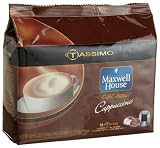 Maxwell House Cafe Collection Cappuccino (8 Servings), 16-Count T-Discs for Tassimo Coffeemakers (Pack of 2)