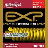 guitar strings D Addario EXP12 Coated 80 20 Bronze Medium Acoustic Guitar Strings guitar strings