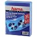 Hama Blu-ray Disc Doppel-Leerhülle, 3er-Pack, Blau