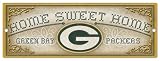 Green Bay Packers Home Sweet Home Country D&Atilde;&copy;cor Wood Sign