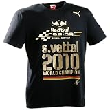 SEBASTIAN VETTEL Formel 1 Weltmeister 2010 T-Shirt RED BULL RACING PUMA Farbe blau - Puma