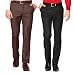 AD & AV PACK OF TWO PREMIUM FORMAL TROUSER (COFFI AND BLACK) RS.990.00