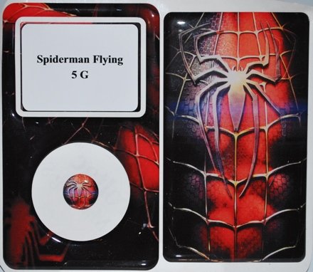  Spiderman Flying iPod Classic 5G Skin Cover