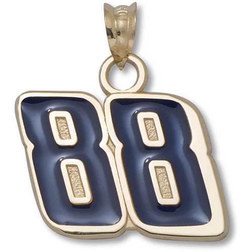 LogoArt Dale Earnhardt Jr National Guard 10K Enameled Driver Number Pendant - JR NATIONAL GUARD Each LogoArt Dale Earnhardt Jr National Guard 10K Enameled Driver Number Pendant - JR NATIONAL GUARD Each