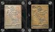 1995 Highland Mint "LIMITED EDITION" Mint Card NFL Football Collectible Matched Numbered Set: Bronze & Silver: Joe Montana - San Fransisco 49ers - 1992 Upper Deck Card #36