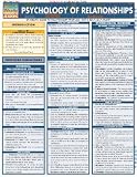 Psychology of Relationships Laminate Reference Chart   [CHART-QUICKSTUDY PSYCHOLOGY OF] [Paperback]