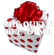 New Red & White Polka Dot Gift Wrap Wrapping Paper 17 Foot Roll