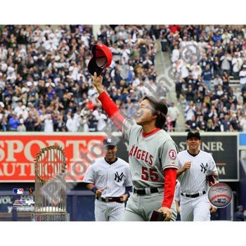 Hideki Matsui Angels with Yankees WS Ring 8x10 Photo