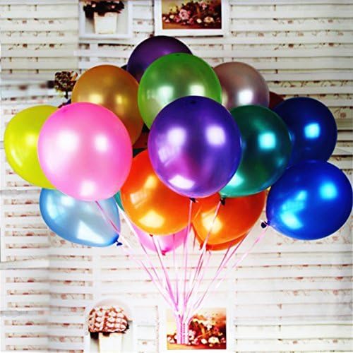 Zebratown 50 Pcs Assorted Color Latex Balloons 12" Party Balloons-Children's Party-large Balloons Valentine's Day