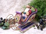 Jim Shore Santa on Sleigh Figurine