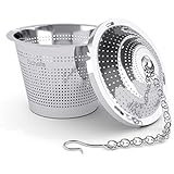 Schefs Premium Tea Infuser - Stainless Steel - Single Cup - Perfect Strainer for Loose Leaf Tea
