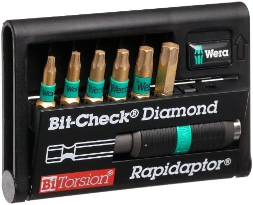 Wera BiTorsion 8767-6 BDC Diamond Coated Bit Set