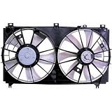 06-08 LEXUS IS250 IS-250 (W O RESERVOIR) AC CONDENSER + RADIATOR COOLING FAN (W ...