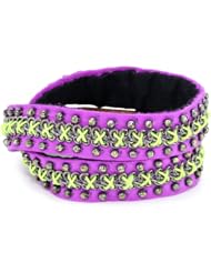 Fiona Paxton "AFRICAN SUSHI" Belinda Double Wrap Pink Cuff Bracelet