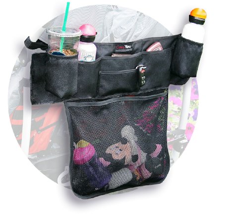 Torre Sicily Double Stroller Organizer with Bag
