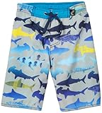 IMAGE OF Charlie Rocket Boys 2-7 Graded Shark Short, Blue, 6