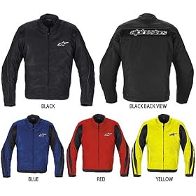 Alpinestars T-Armstrong Men's Textile Sports Bike Motorcycle Jacket - Color: Red, Size: Small