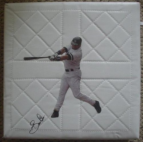 Bobby Abreu Autographed New York Yankees Photo Full Size Base, Proof