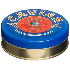 Taste Specialty Foods Beluga Caviar, Farmed, USA, 8-Ounce Tin by Taste Specialty Foods