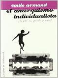 Anarquismo individualista, el
