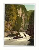 The ravine of the Murg Glarus Switzerland, c. 1890s, S-UNF