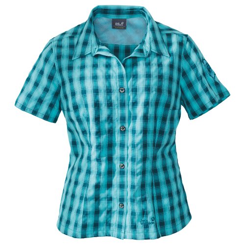 Jack Wolfskin Damen Outdoor-Bluse Athena, blue pacific checks, XL, 1400151-7150005 Preisvergleich