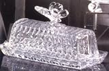 LAMPS BEAUTIFUL Handcrafted Crystal Butterfly Butter Dish--Excellent customer service--see our feedback.