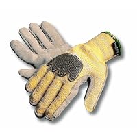 8030 Knit Leather Palm Glove