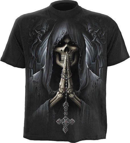 Spiral - Mens - DEATH PRAYER - T-Shirt Black