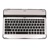【39sオリジナル】BTキーボード内蔵アルミカバー（Black x Black) for Galaxy Tab10.1