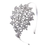 Bridal Wedding Jewelry Hair Headband Tiara Crystal Rhinestones Beautiful Leaf 51Yskv97aLL. SL160 Bridal Wedding Jewelry Hair Headband Tiara Crystal Rhinestones Beautiful Leaf