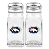 Review West Coast Gifts  / NFL Broncos Glass Salt and Pepper Shakers