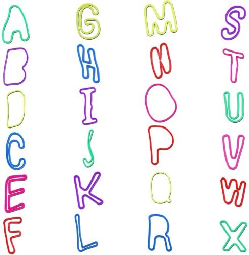 Groooovy Bandzzzz Shaped Rubber Bands - Alphabet - 24