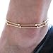 Sannysis Double Foot Chain Anklet Ankle Bracelet Barefoot Beach Foot