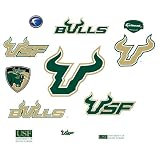 NCAA South Florida Bulls Junior Logo Assortment Wall Graphic