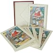 Cavallini Vintage Santa Greeting Cards with Envelopes