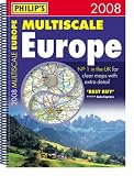 Books : Philip's Multiscale Europe (Philip's Road Atlases & Maps)