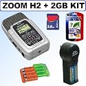 Zoom H2 Handy Portable Stereo Recorder + 2GB Accessory Kit