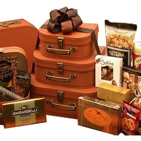 The Traveling Gourmet Gift Tower - Gourmet Food Gift Basket