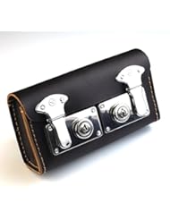 Sports: Pure leather Handmade England Vintage MTB Road Bike Seat Saddle Handle Bar Bag - Letgoing