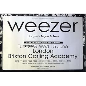 Weezer - Poster Brixton