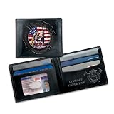 51Yt0hl4FoL. SL160  Firefighters Leather Wallet: Courage Under Fire by The Bradford Exchange