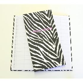 Hairdressers Salon Black & White 3 Column appointment book