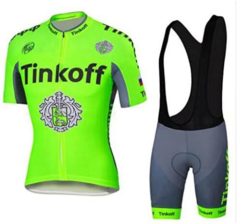 Mens 2016 Breathable Pro Cycling Team Bicycling Jerseys and Cycling Shorts Bib Kit XXXL
