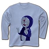 石景山遊楽園の青猫 長袖Tシャツ(ライトブルー) M